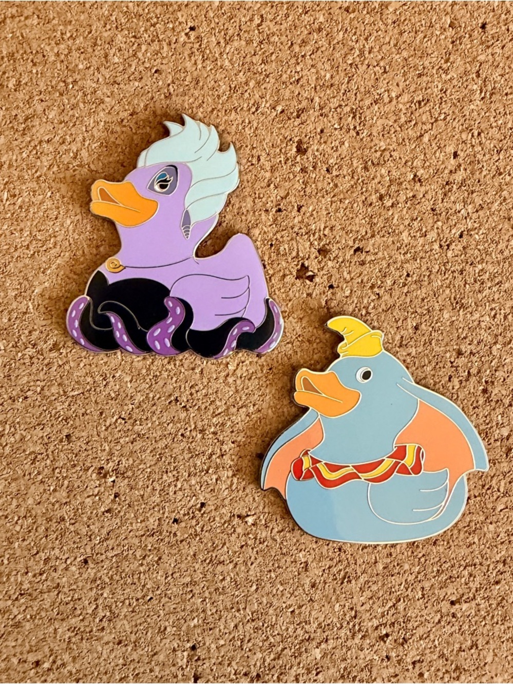 Ducks of Disney Enamel Pins - Set of 2